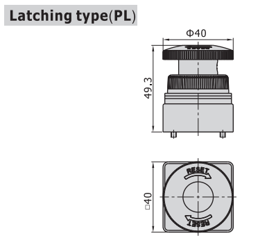 CM3PL05 AIRTAC MANUAL VALVES, CM3 SERIES LATCHING TYPE<BR>COMPACT 3 WAY 2 POSITION N.C, M5 PORTS